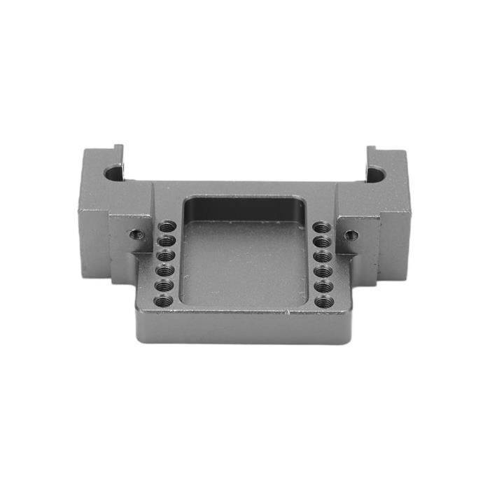 2 Supports Servo En Aluminium – Pour Camion RC 1/10 – Compatible CW01 – Pièce De Rechange Et Upgrade – Argent