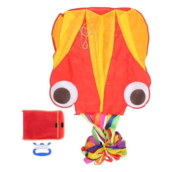 Manche à Air En Forme De Poisson Coloré - Accessoire Pour Cerf-volant Ou Décoration Jardin - Tissu Polyester Résistant