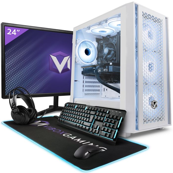 Vibox IV-46 PC Gamer – 23 Écran – AMD Ryzen 7 5700X – GTX 1660 Super 6Go – 16Go RAM – 1To SSD – Win11 – WiFi