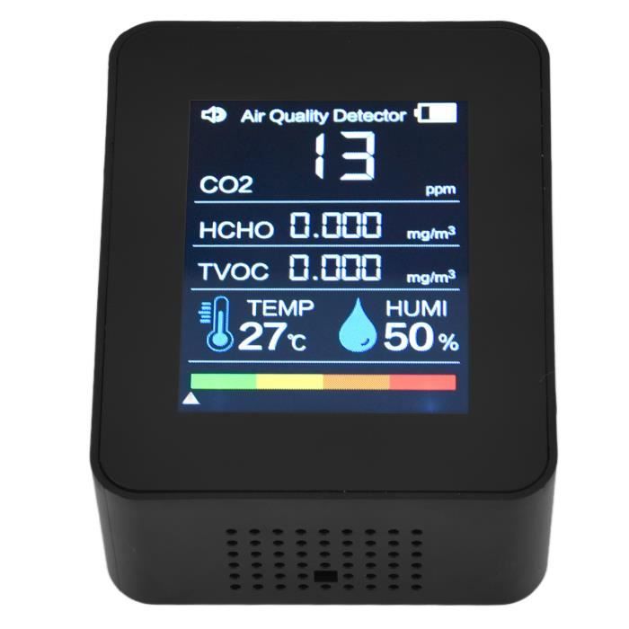 Temtop M10i Détecteur de Qualité de l'air pour PM2,5 HCHO TVOC AQI, Appareil Mesurant de Qualité Air Intérieur Portable Intelligent avec APP Temtop M10i Détecteur de Qualité de l'air pour PM2,5 HCHO TVOC AQI, Appareil Mesurant de Qualité Air Intérieur Portable Intelligent avec APP