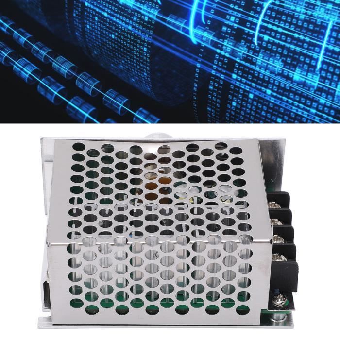 Régulateur De Vitesse Moteur DC 30A - Télécommande Sans Fil - Minuterie Programmable - 6.5-55V