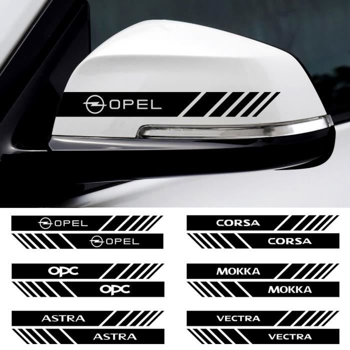 Une paire incroyable Rétroviseur Voiture Autocollants Decals Graphics pour CITROEN Blanc
