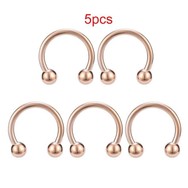 OUFER Body Piercing 14K Piercing Nez Or 20G Clou De Nez Stud En - 3