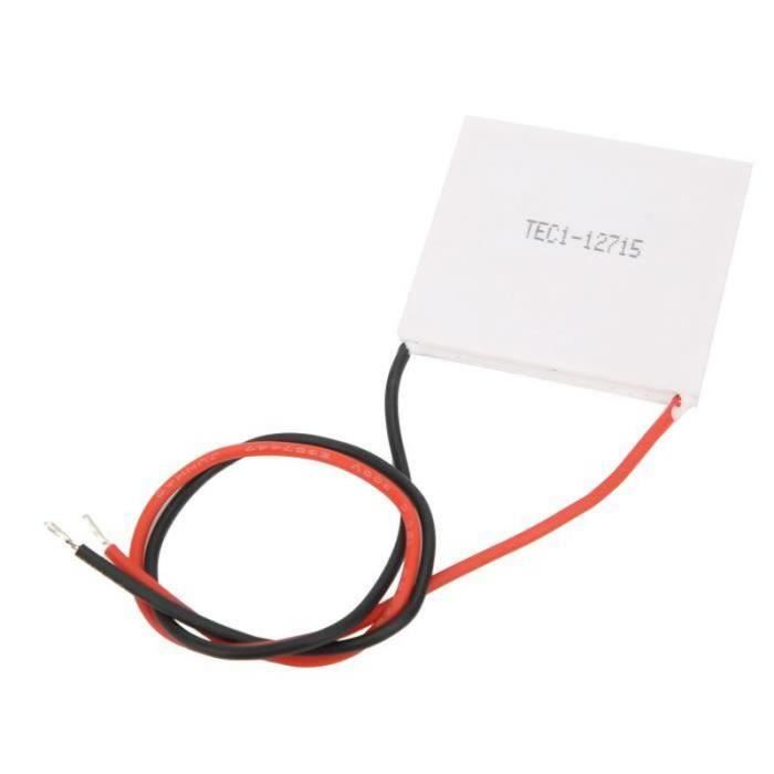 Module Peltier TEC1-12707 - Plaque Refroidissement Thermoélectrique, 40x40mm, Pour Projets DIY, Refroidisseurs, Dissipateurs - 2