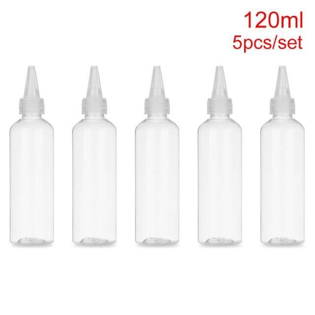 LOLYSIC - Lot De 32 Flacons Doseurs 120ml | Bouchon à Vis | Parfait Pour Encres, Teintures Et Cuisine