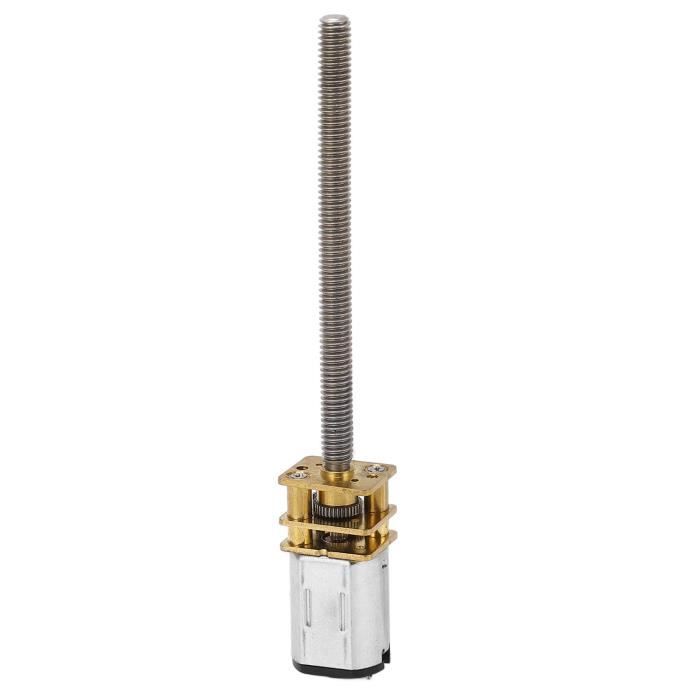 Moteur DC 6V à Réduction Lente 5 Tr/min – Forte Torsion, Engrenages Plastique, Faible Bruit, Idéal Jouets & Projets DIY