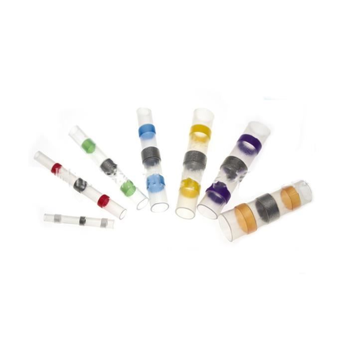 XHF Gaine Thermorétractable étanche 3:1 De 1,6 Cm - Blanc - 6,1 M - De Qualité Marine - Avec Revêtement Adhésif - Contre L'humidité, La Corrosion Et Les Fuites D'air