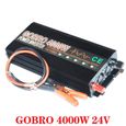 Convertisseur 4000W pur sinus ecran LCD（DC 24V à 220V AC ）- Onduleur-1