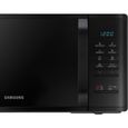 Micro-ondes Samsung MG23K3513AK - 23L - Gril - Electronique - 800W - 28,8 cm - Cavité céramique émail - Noir-1