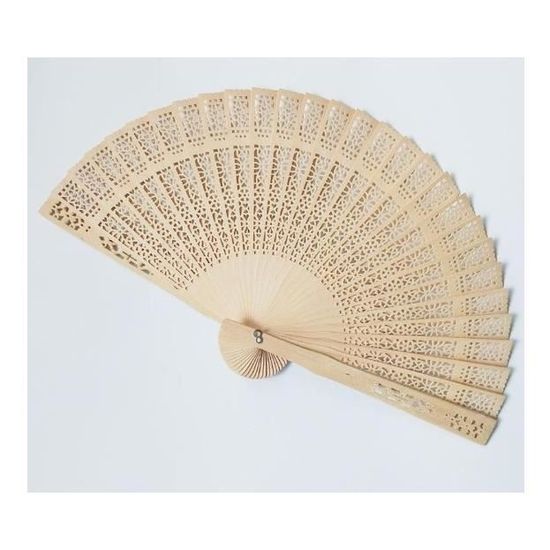 Woohome Lot de 15 éventails pliables en papier pour décoration de mariage, fête, fête et pique Woohome Lot de 15 éventails pliables en papier pour décoration de mariage, fête, fête et pique