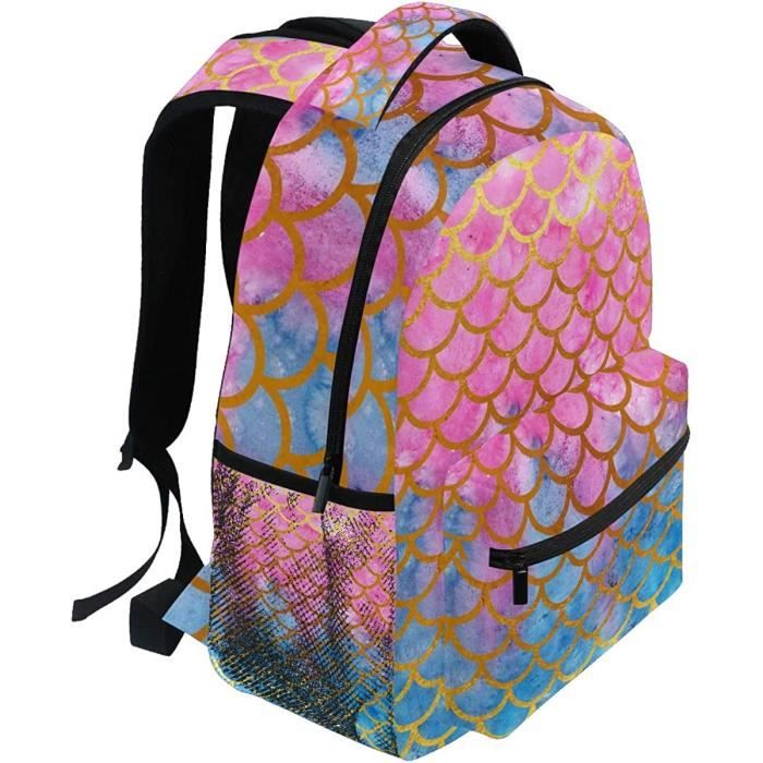Trousse Vanity Enfant Avon – Motif Sirène écailles – Rose – Polyester – Neuf