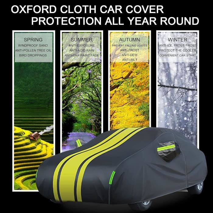 Housse Voiture Extérieur Renault Grand Espace IV - Imperméable, Anti-UV, Anti-poussière, Avec Sac Et Cadenas