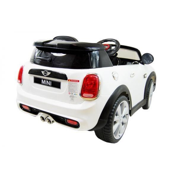 voiture électrique pour enfant Mini Cooper S 12 V blanche