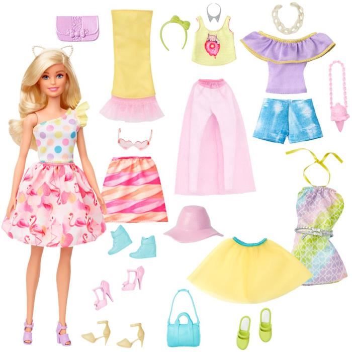 Ensemble Red & Gold - Barbie - Mattel GHW81 - Mode - Vêtements de Poupée -  Cdiscount Jeux - Jouets