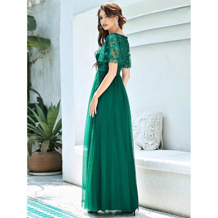 Robe pour sales mariage verte