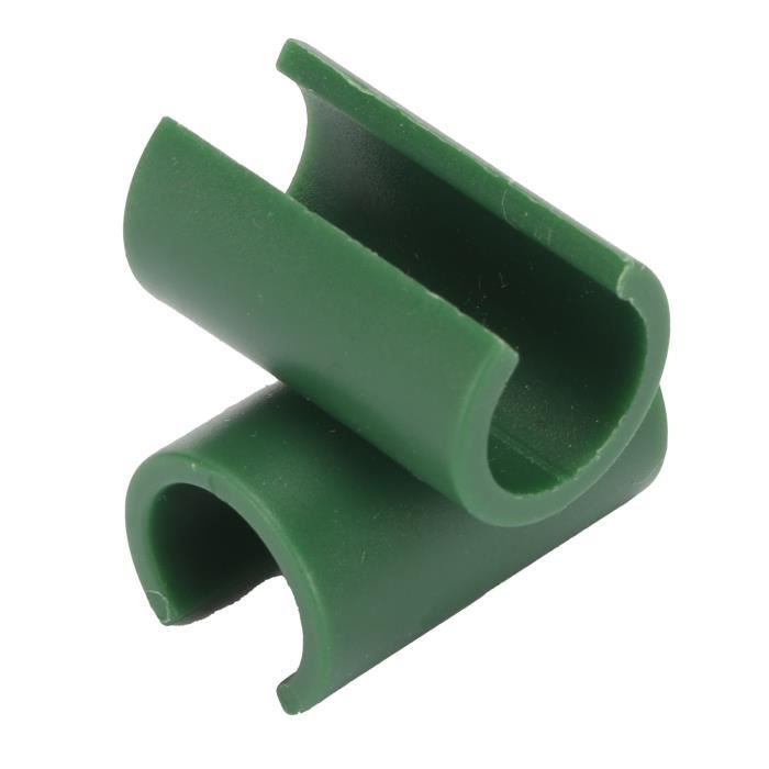 Lot De 50 Clips Serre Tunnel - Fixation Rapide Bâche Filet - Clips Plastique Robuste Jardin Véranda