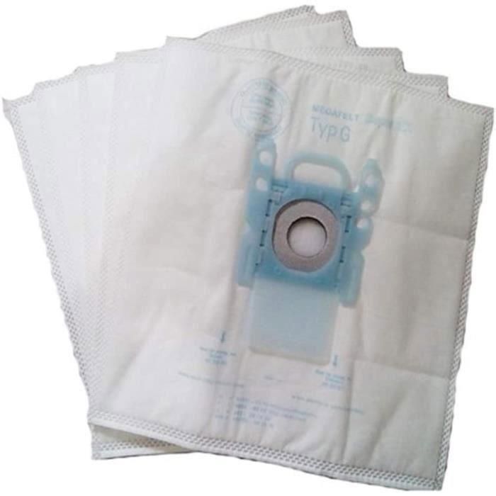 10 Sacchetti Aspirapolvere Premium Hossi's Compatibili Con Bosch 5 Typ G Megafilt Supertex + 2 Filtri Di Protezione Motore - Micropile Multistrato, Antiallergico - 3