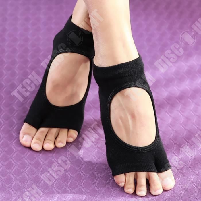 Lot De 4 Paires De Chaussettes De Yoga Antidérapantes Newofview - Femme - Neuf Avec étiquettes