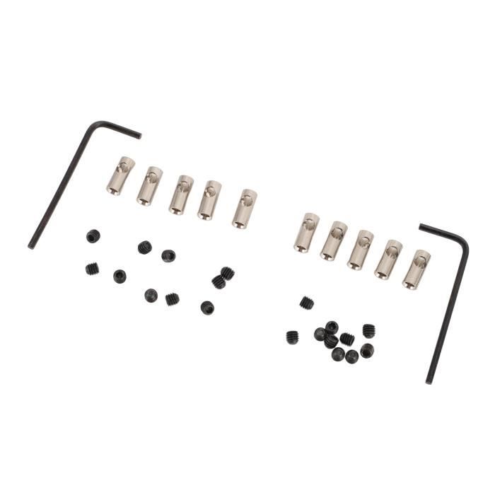 Adaptateur D'arbre RC 3.175mm à 5mm - Set De 5 Bagues En Acier Inoxydable Avec Clé Pour Moteur 3650 550 540