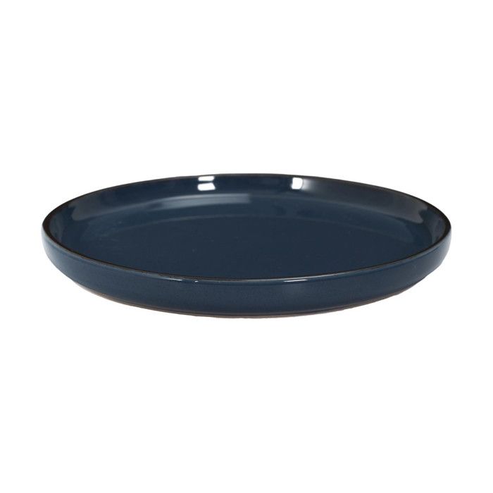 Coupelle En Grès Bleu 35cl - D14.5cm H6cm - Art De La Table - Service Saladier - Home Deco Factory