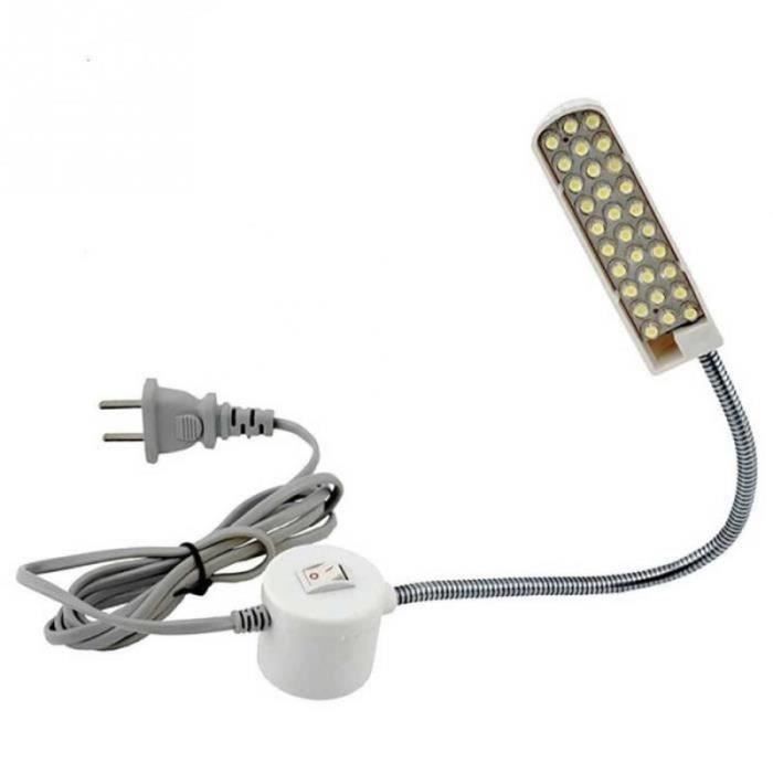 15W LED lampe Aimant machine À Coudre lampe de lecture lampe de table avec  bras Flexible EU Plug 30 pcs LED ampoules - Cdiscount Bricolage