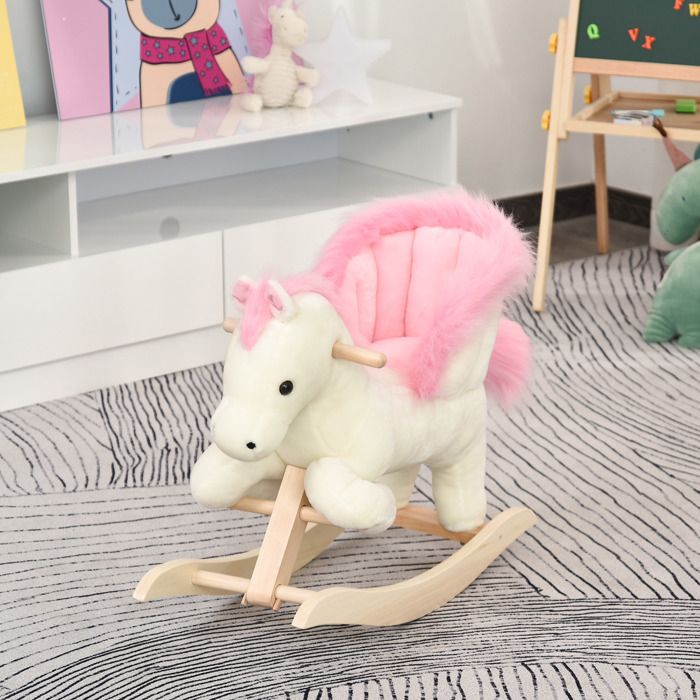 Cheval a bascule rose outlet pas cher