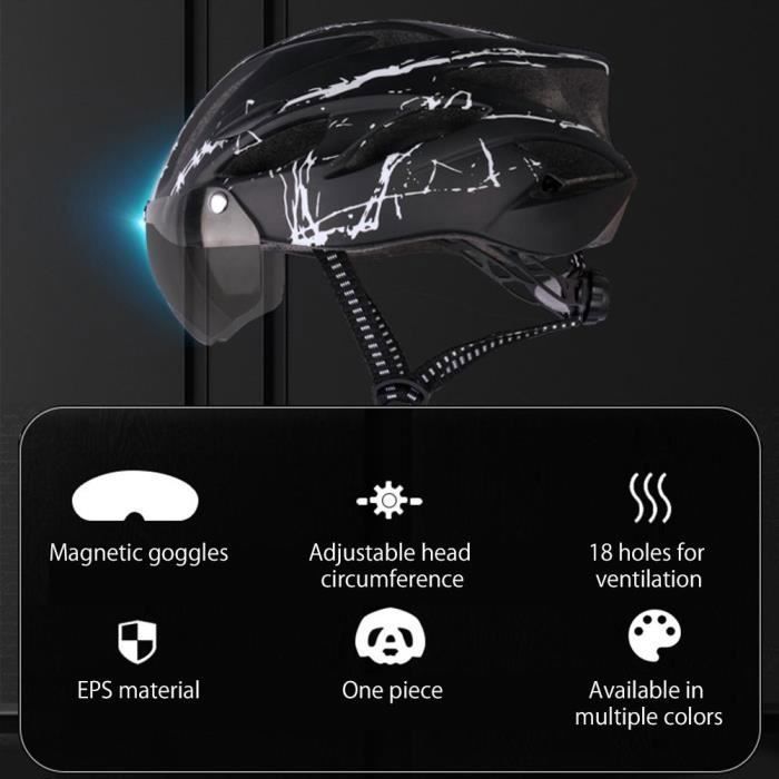 Casque VTT Sanfoelek - Intégral Léger Avec Visière Réglable 55-59cm