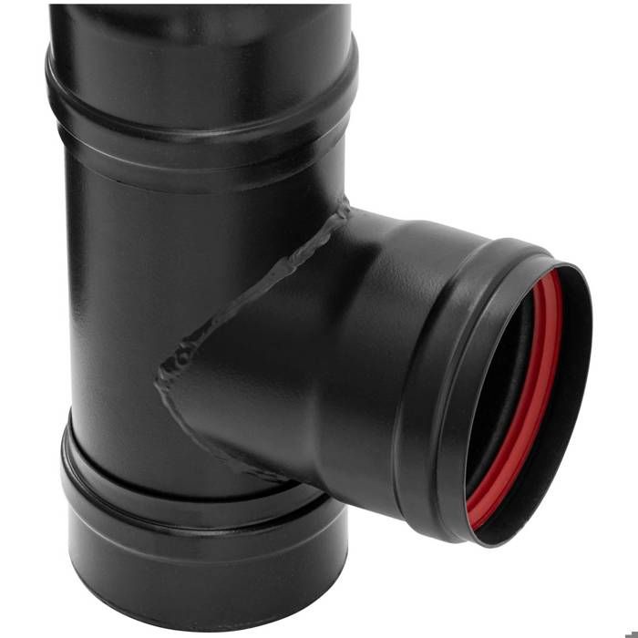 Coudé En Acier Inoxydable Pour Conduit De Cheminée 80 Mm - Accessoire Poêle, Barbecue, Ventilation, Résistant Haute Température