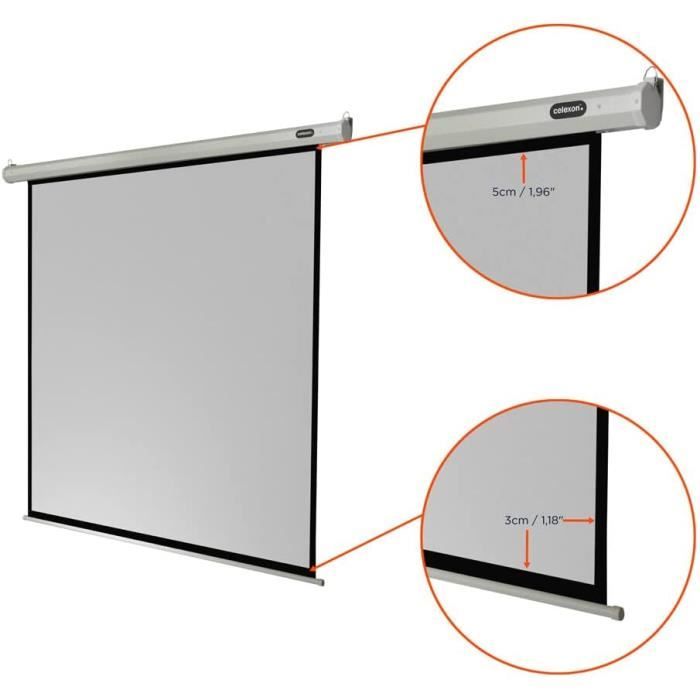 Écran Motorisé Economy Pour Le Home-Cinéma Et Les Présentations Avec ...