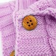 ROCK Nid d'ange - Gigoteuse bébé-Sac de couchage bébé-Enveloppez la couverture d'emmaillotage en tricot-(0-6 mois)-Violet-3