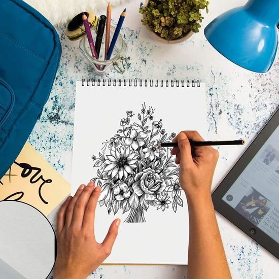 Carnet De Croquis Ella Dinosaure Pour Dessin, Gribouillage Et