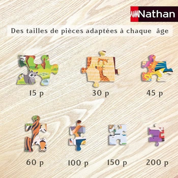 Nathan Puzzle Enfant 250 Pièces Carte De France Filles Ou Garçons