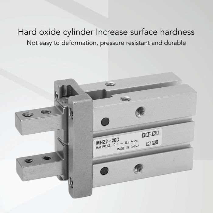 The guide rail slide pneumatic finger cylinder MHF2 8D 12D 16D 20D D1 D2 thin ai