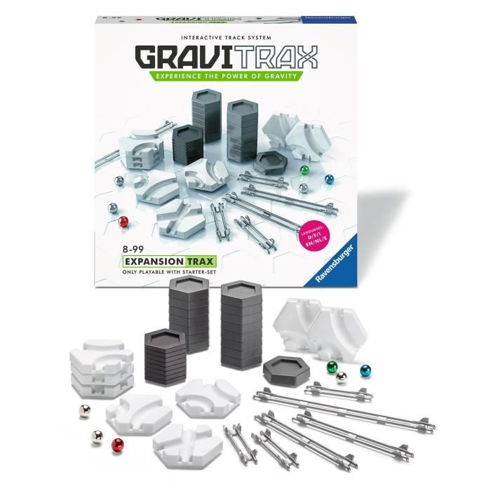 GraviTrax Set d'extension Rails - Jeu de construction STEM - Circuit de billes  créatif - Ravensburger 44 pièces - dès 8 ans - Cdiscount Jeux - Jouets