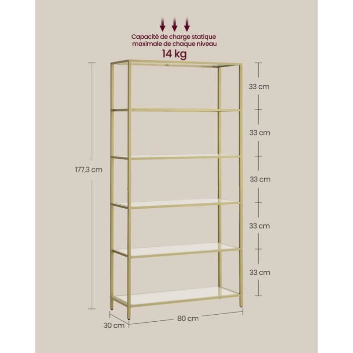 Lot De 2 étagères En Verre Trempé Bords Biseautés 10 X 36 Pouces - Épaisseur 3/16