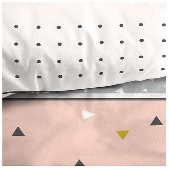 Parure De Lit - Mezoa - Housse De Couette 240x260 Cm - Noir - Bouton