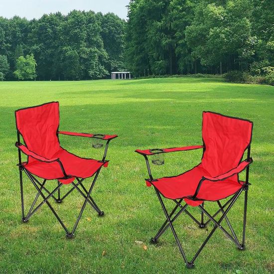 Chaise De Camping Pliante Ultralégère – 120 Kg, Assise Confortable, Poche Latérale, Sac De Transport Inclus