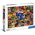 Puzzle - Clementoni - Thriller Classics - 1000 pièces - Cinéma et publicité - Blanc-0