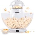Duronic POP50 WE Appareil à Popcorn – Capacité de 50 gr avec bol démontable - Cuisson électrique à air chaud de mais soufflé sans hu-0