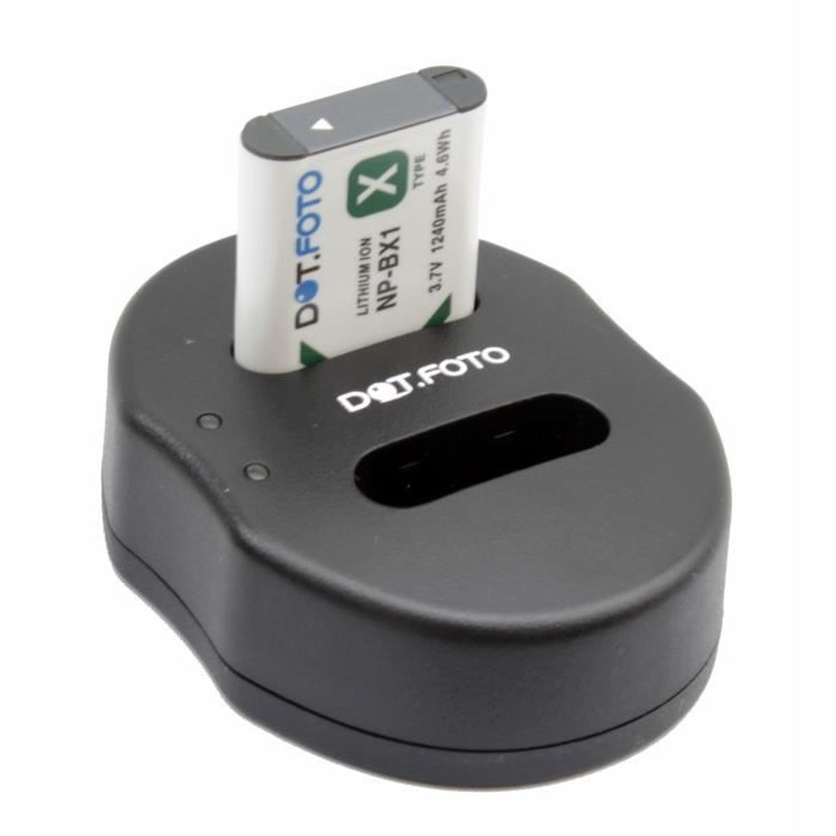 2 Batteries Dot.Foto NP-BX1 1240mAh Pour Sony ZV-1, RX100, CX405 - Rechargeable Lithium-Ion