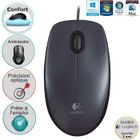 LOGITECH Souris filaire M100 - Noir