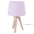 ATMOSPHERA CRÉATEUR D'INTÉRIEUR Lampe trépied H.30cm bois rose - Atmosphera createur d'interieur