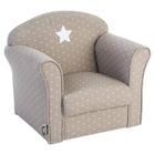 ATMOSPHERA CRÉATEUR D'INTÉRIEUR Fauteuil enfant "Classique" gris taupe - Atmosphera createur d'interieur