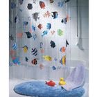 Rideau de douche - Spirella - FISH - 180x200cm - Multicolor - Vinyle 100% recyclable