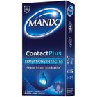 Manix Contact Plus Sensations Intactes 12 préservatifs
