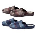 Pantoufles homme - OZABI - Confort et Qualité Supérieure - Pack de 2 jacquard - Bleu