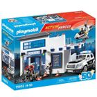 PLAYMOBIL 71602 Poste de police et véhicules, Les Policiers, Action Heroes, 159 pièces, Dès 4 ans