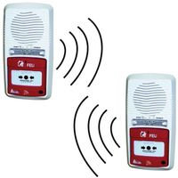 Pack de 2 alarmes type 4 radio signal sonore et lumineux - Alarme autonome