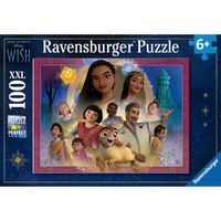 Ravensburger-Puzzle 100 pièces XXL - Le royaume des souhaits / Disney Wish-4005555010487-A partir de 6 ans