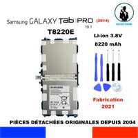 BATTERIE ORIGINALE SAMSUNG GALAXY T8220E NOTE TABPRO 10.1 2014 LTE-A TD-LTE 3G OEM +KIT OUTILS DÉSASSEMBLAGE GENUINE BATTERY TOOLS